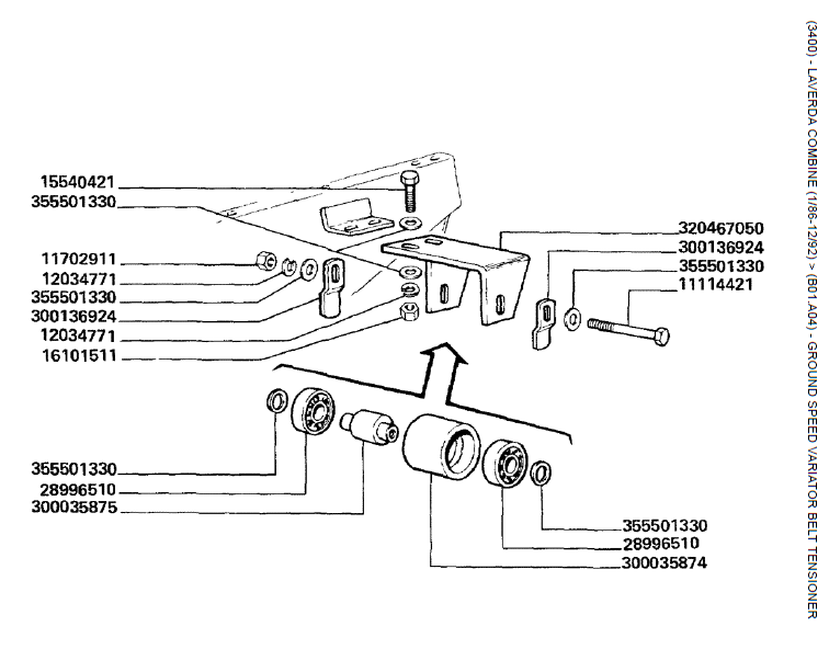 19.GROUND SPEED VARIATOR BELT TENSIONER