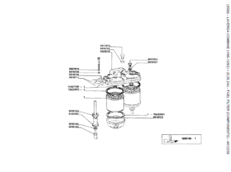 14.FILTRO DE COMBUSTÍVEL (COMPONENTES) - 4612230