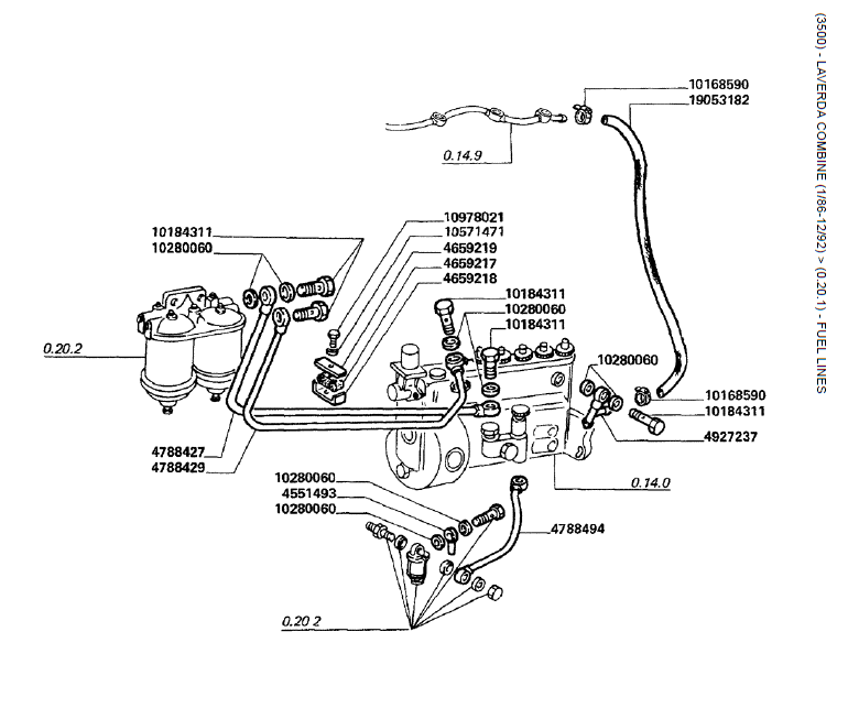 16. LINHAS DE COMBUSTÍVEL