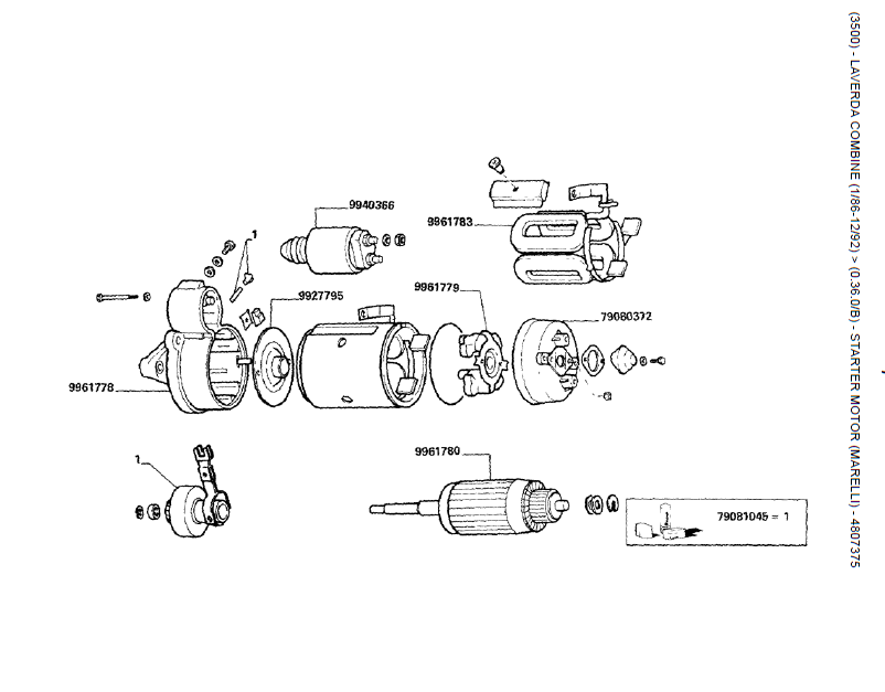 41.MOTOR DE ARRANQUE (MARELLI) - 4807375