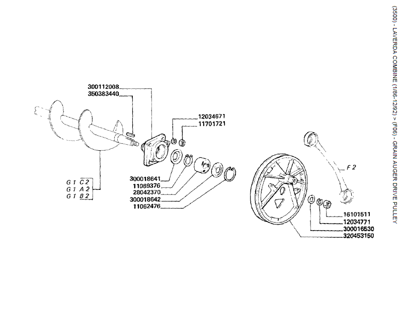 13.GRAIN AUGER DRIVE PULLEY