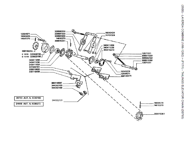 28.CORRENTE DO ELEVADOR DE RESÍDUOS (D0793)
