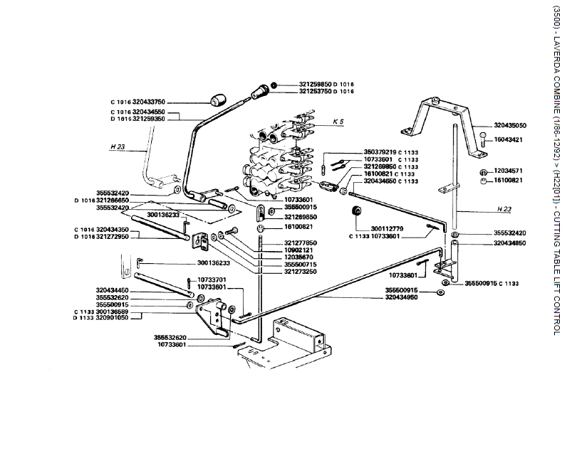 32. CONTROLE DE ELEVAÇÃO DA MESA DE CORTE
